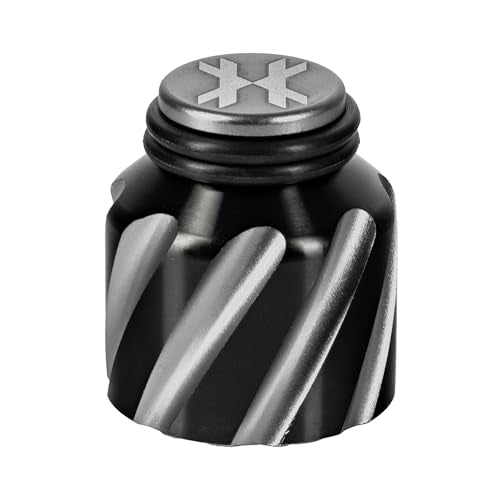 HK Army Elite Thread Protector Fill Nipple Cover for Air Tanks - color: Pewter, style: Orbit