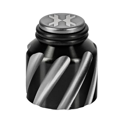 HK Army Elite Thread Protector Fill Nipple Cover for Air Tanks - color: Pewter, style: Orbit