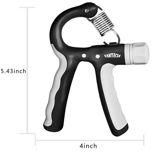 Hand Grip Strengthener for Kids and Youth, Adjustable Resistance Hand Gripper 11-45Lbs, Hand Grips for Strength Training, Stress Relief Grip - color: Black-1 pack