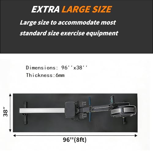 ZENY Large Exercise Equipment Mat 96"x38"