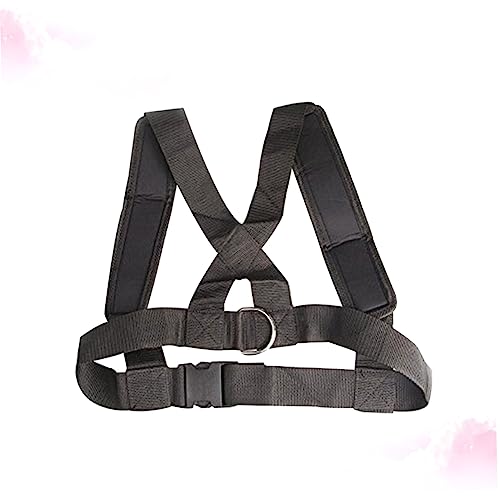 Adjustable Sled Resistance Band Harness with Padded Shoulder Strap