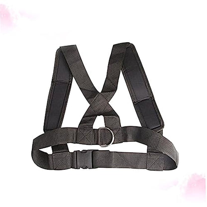 Adjustable Sled Resistance Band Harness with Padded Shoulder Strap
