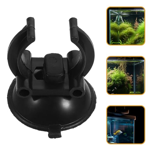 HANABASS 10pcs Aquarium Heating Rod Holders Cup Clips for Fish Tank Light Mounting Aquarium Light Brackets Clip with Suction Cups for Secure Installation of Heating Rods and Lamps Tubing Hose