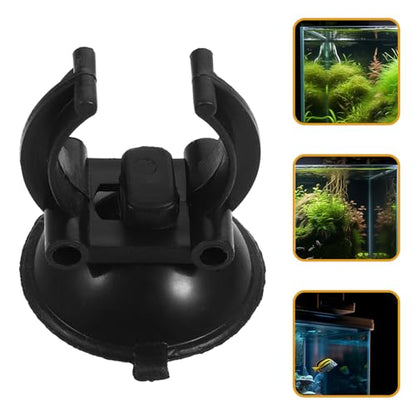 HANABASS 10pcs Aquarium Heating Rod Holders Cup Clips for Fish Tank Light Mounting Aquarium Light Brackets Clip with Suction Cups for Secure Installation of Heating Rods and Lamps Tubing Hose