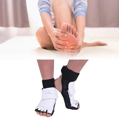 Taekwondo Foot Protector Double Fixation Elastic Cloth Surrounding Design for Kids - size: X-Large