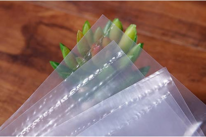 Geoyee 200ct 3.5x5 Inches Flat Open End Clear Poly Bags 1.6 Mil, Small Plastic Bags Perfect for Small Business, Storage, Packaging Products, Food (3.5x5-200pcs)