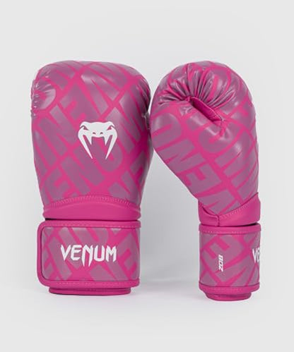 Venum Contender 1.5 XT Kids Boxing Gloves - color: White-Pink, size: 8-Ounce