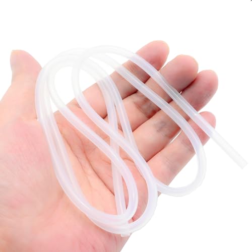 Silicone Tube 1/8"(3mm) ID x 3/16"(5mm) OD Clear Flexible Silicone Rubber Tubing Water Air Hose Pipe Transparent (3.3ft / 1m；3 x 5mm) - size: 3mm ID x 5mm OD
