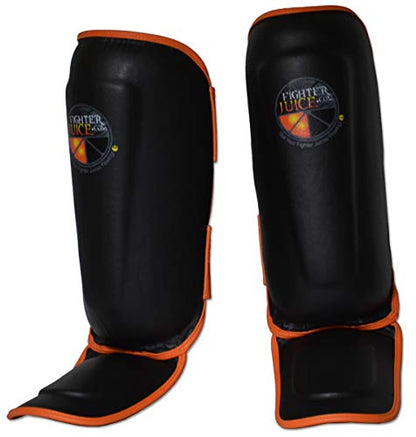FightersJuice Muay Thai Pro-Style Shin Instep - size: X-Large