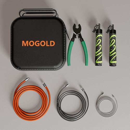 Weighted Jump Rope for Men Women -Interchangeable 1/5lb 1/4lb 1/2lb Heavy jump ropes - 360 Degree Spin - Length Adjustable,Ergonomics Leather Grip Skipping Rope for Fitness Weight Loss & More - color: T64 Green