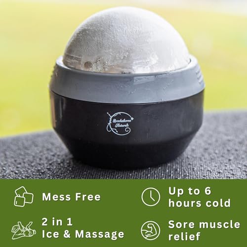 Brookethorne Naturals Cryoglide Ice Roller Ball Massager | Cold Therapy