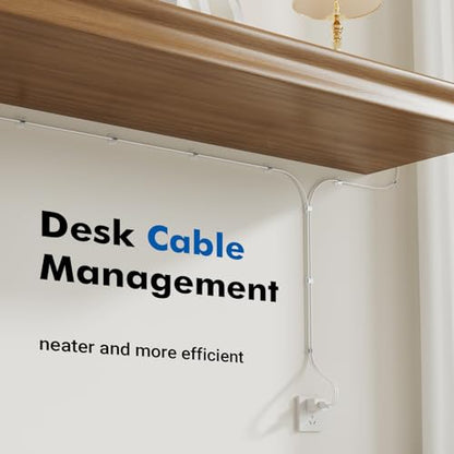 60Pcs Cable Clips, Small, Clear, Adhesive Wire Clips, Cable Management Wire Organizer Cord Holder for Under Desk, Car, Wall, TV PC Ethernet Cable