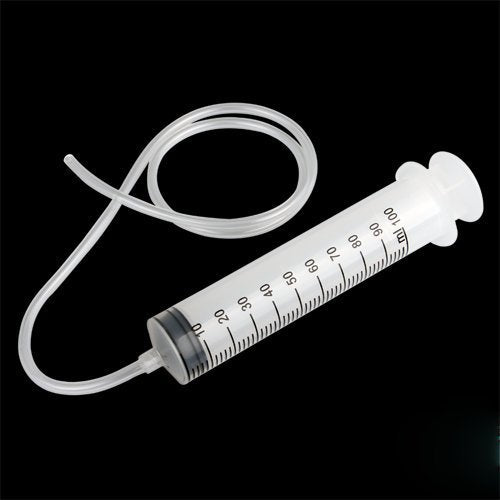 Karlling Large Syringe for Nutrient Measuring 80cm Handy Tube - style: 100MLB(1 Pack)