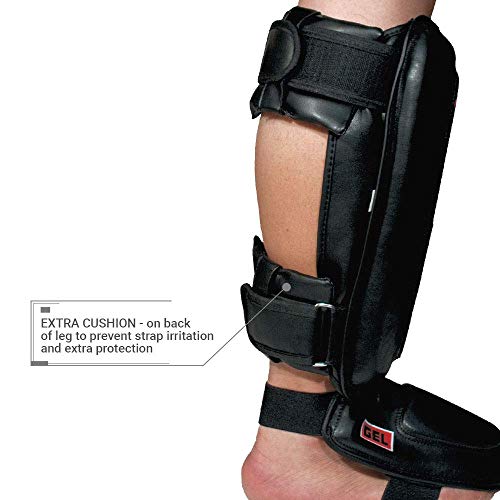 Revgear Defender Gel Heavy Hitter Shin Guards, Gel Padding, Extra Cushion - size: X-Large
