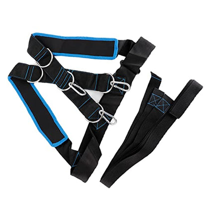 VBESTLIFE Adjustable Training Pull Belt, Speed Strength Training Sled Shoulder Harness Band Belt Sports Equipment