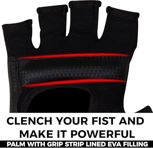 SAWANS MMA Gloves Karate Mitts Punch Bag Boxing Gloves Martial Arts Combat Taekwondo Kickboxing Mitts Fighting Grappling Training for Womens Mens Adults - size: X-Large