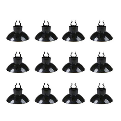 25 Feet 3/16 Inch Standard Aquarium Silicone Airline Tubing with Air Stones, Check Valves, Suction Cups and Connectors for Fish Tank, Hydroponics (Black) - color: Black