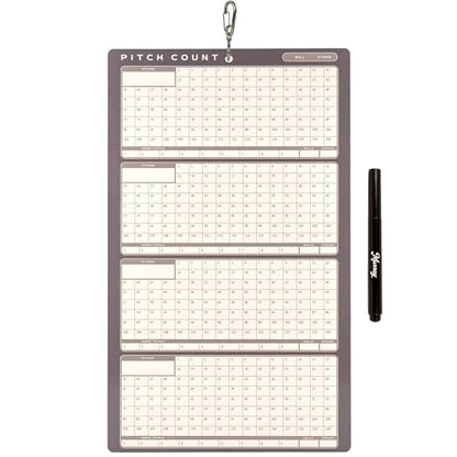 Murray Sporting Goods Baseball Team Colors Dry Erase Coaches Clipboard - style: Gray