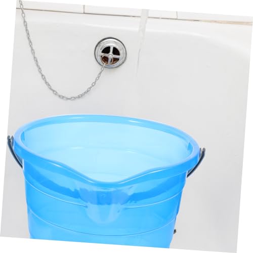 Portable Wash Bucket Handle Plastic Beach Bucket for Fishing Laundry Dorm