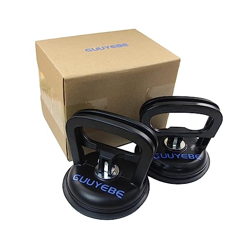 Heavy Duty Suction Cup, Vacuum Suction Cups for TV LED LCD Glass Mirror Screen Panel Granite Tiles and Compatible with Dent Puller to car Repairs Lifting Handle Removal Tool 2 Pack