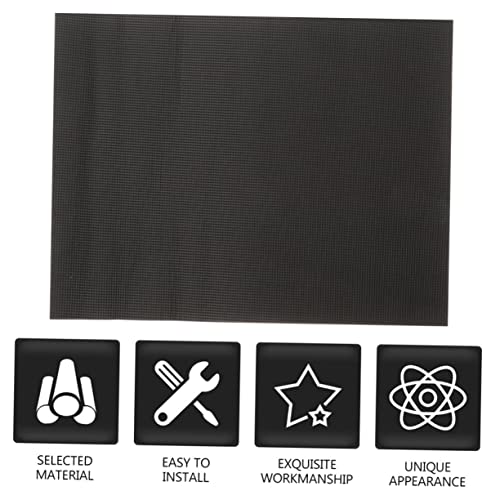 Mikikit Tank Pad Large Snake Pads Turtle Tanks Aquarium Tortoise Habitat Accessories Fish Tank Gecko Tank Terrarium Mat Animals Non-Slip Back Pad Cat Tank Non-Slip Pad Black Cotton