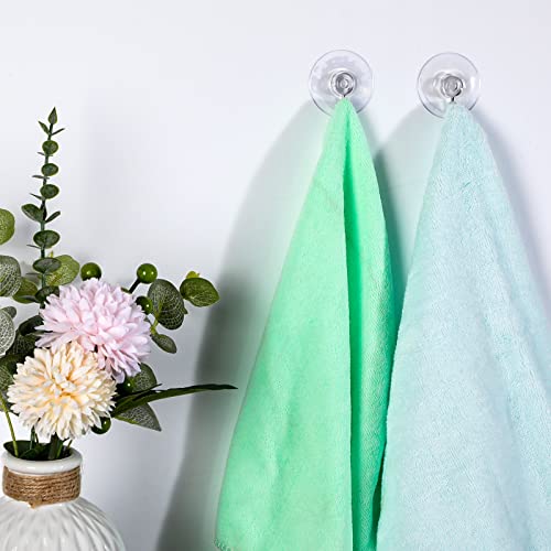 Mudder 80 Pcs Suction Cup Hooks Wall Clear Suction Cups with Metal Hooks Window Hangers for Glass Wall Towel Hangers Supplies Bathroom Glass Kitchen Decorations,3 lbs (45 mm) - size: 45 mm