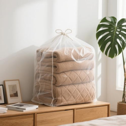Large Plastic Bags 45 x 65 Inch Moving Plastic Bag for Furniture, Garage, Moistureproof, Dustproof, Luggage, Kids Bike, Big Plush Toys, Appliances and More (5 pack)