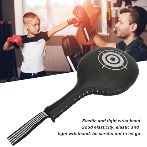 Fabater Striking Target Paddle, Taekwondo Kick Pad Anti Slip Martial Arts Training Equipment for Taekwondo (Black)