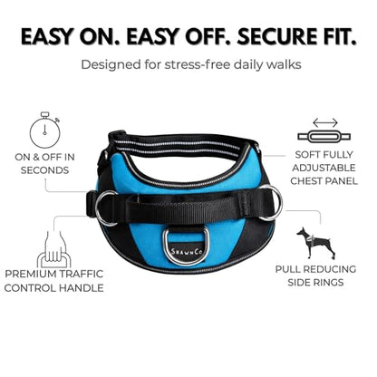 ShawnCo Essential Dog Harness, No-Pull Pet Vest (Arctic Camo,M) - color: Arctic Camo, size: Medium