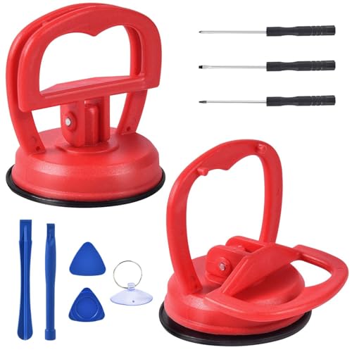 10 Pcs Heavy Duty LCD Screen Suction Cups Repair Kit for iMac, iPhone, iPad, Computer, Tablet