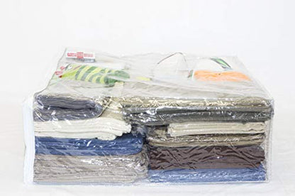 5-Pack Vinylpac Clear Plastic Zippered Storage Bags 23 x 23 x 8 Inch