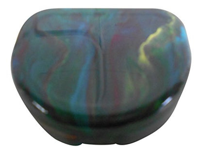 Proforce Designer Series Mouthguard Cases - Green/Maroon