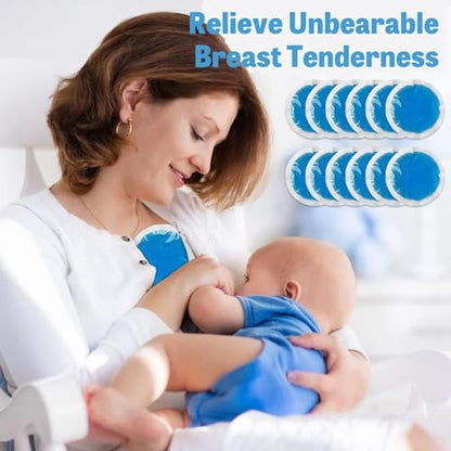 Tutmyrea Reusable Ice Packs for Injuries - 36 Soft Small Cold Compresses for Kids, Pain Relief, Eyes, Wisdom Teeth, Face, Breast, Allergies, Small Wounds - size: 36 Count (Pack of 1)
