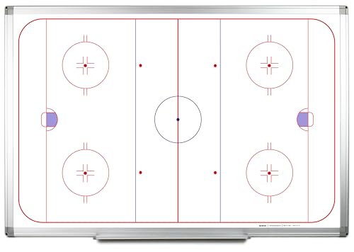 Hockey Playboard Whiteboard 48" x 36" - size: 48" x 36"