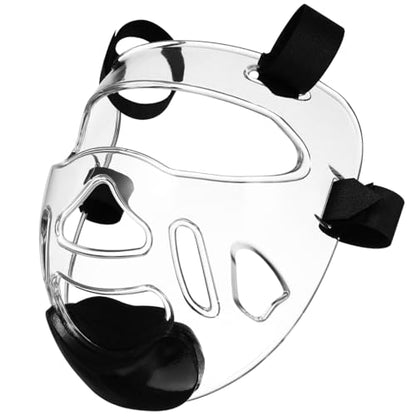 Toddmomy Clear Taekwondo Face Shield Plastic Boxing Headwear 8.8x8.2in | Detachable Sparring Headgear, Breathable Karate Guard, Impact Resistant, For MMA Kickboxing Training, Youth And Adult Fit