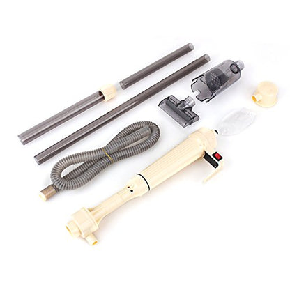 AYNEFY Electric Aquarium Gravel Cleaner, Batry Aquarium Acuum Abs Plastic Automatic Fish Vacuum, Efficient Water Siphon And Cleanup Tool, Fishtank Acuum Batry Pored For Small And Large