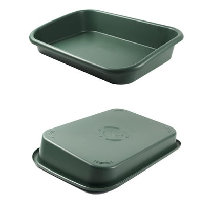 Garden Tidy Tray, Multifunctional One Piece Potting Tray for Seeding, Mixing, Growing and Pot Storage, Succulent and Cactus Soil Potting Mix Tray 23"x16.4"x4.3",Green - color: Green