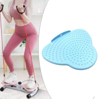 Waist Twister Machine Replacement Board Foot Massage Balance Board Anti Slip Twist Disc for Home Office Exercise 10.87x8.94x0.47 Inch - color: blue