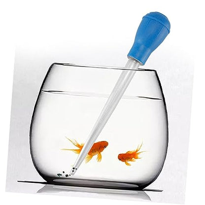 NOLITOY 3sets Manual Aquarium Waste Fish Tank Dripper 4-Grade Scale Aquarium Pipette for Fish Tank Cleaning 2pcs*3 Random Color