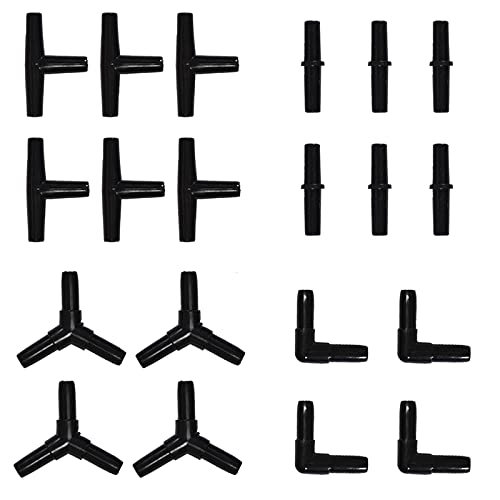 100 Feet 3/16 Inch Standard Aquarium Silicone Airline Tubing with Check Valves, Suction Cups and Connectors for Fish Tank, Hydroponics