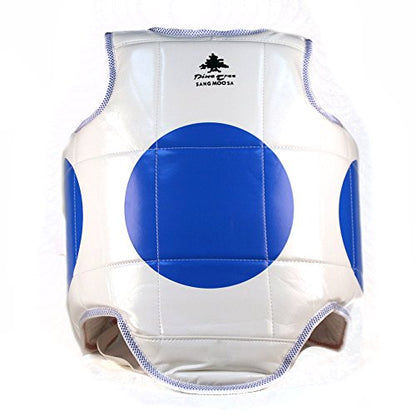 Pine Tree Sang Moo Sa Martial Arts, Taekwondo, Reversible Chest Guard Dot - size: 2 - Adult Small