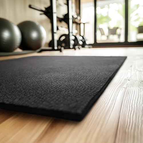 Mohawk Home Heavy Duty Rubber Stall Mat - Gym Floor- Under Dog Crate - All Purpose Utility 3' x 4' - 1/2" Thick - Solid Texture - size: 3' x 4' (Rectangular)