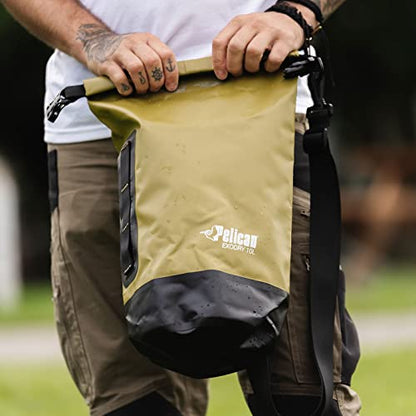 Pelican Waterproof Dry Bag 10L/20L/30L - Reflective - Exodry - Waterproof - Keeps Gear Dry for Kayaking, Beach, Rafting and Fishing