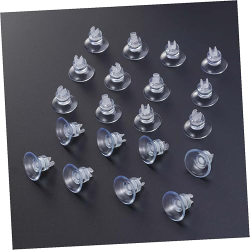 YARNOW 18pcs Aquarium Suction Cup Clips and Rubber Clamps for Fish Tank Airline Tube Holder with Strong Grip, Sturdy Silicone Material, Suitable for Air Pump Accessories in Freshwater