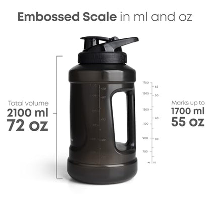 Smartshake DC Ultimate Water Bottle for Men & Women | 72oz Water Jug