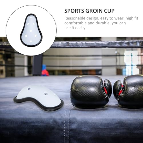 Toyvian 2pcs Breathable Groin Protector Cup Athletic Groin Guard for Boys Taekwondo Boxing MMA Sports Protective Gear