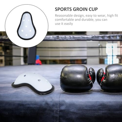 Toyvian 2pcs Breathable Groin Protector Cup Athletic Groin Guard for Boys Taekwondo Boxing MMA Sports Protective Gear
