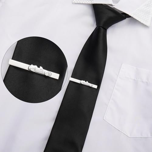HAWSON 2/2.2 Inch Various Tie Clips for Men Unique, Personalized Novelty Tie Bars Pins Tacks, Funny Theme Wedding Holiday Gifts for Husband Groomsmens - style: Convertible Car