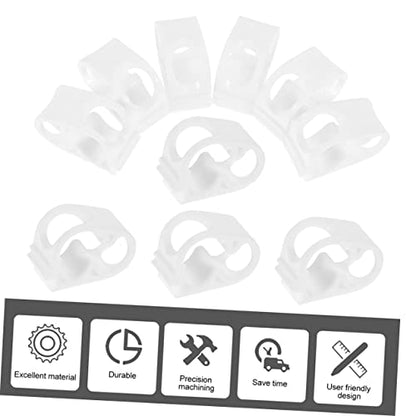 Ciieeo 12pcs Silicone Tubing Clamps for Water Flow Control Laboratories Infusion Bottle Tube Clips for Hose Shut off and Garden Use