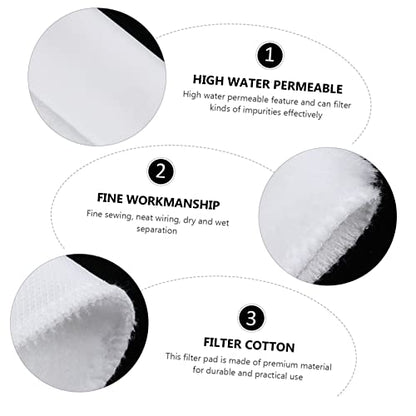 5pcs Aquarium Replacement Filters Pad Aquarium Filter Separation Cotton Mat Fish Tank Cotton Filters Padding Wet Water Foam Mat for Aquarium Cleaning Purification Accessories